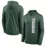 NFL T-Shirts Men's Hooded Long Sleeve T-Shirt NFL Football