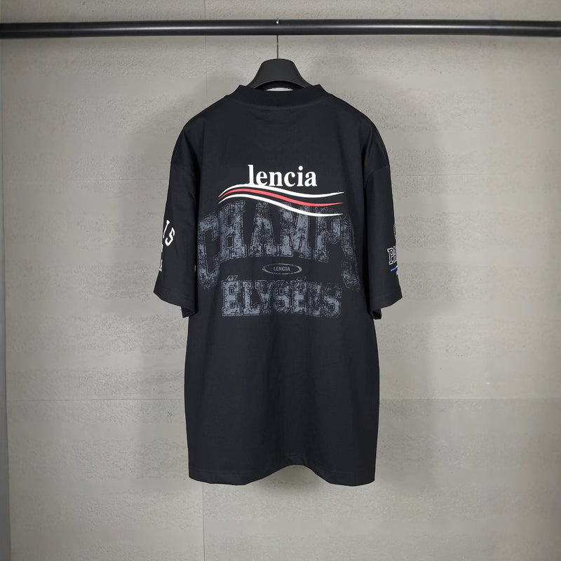 Men T-shirts Paris I Love Art Print Short Sleeve T-Shirt Loose Casual