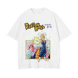 2024Men Dragon Ball Z T Shirt Anime Japanese Printed T-shirt