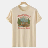 National Park Graphic Shirt Oversized Vintage Mountain