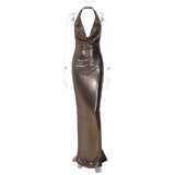 Women Dresses Autumn Sexy Backless Dress