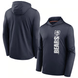 NFL T-Shirts Men's Hooded Long Sleeve T-Shirt NFL Football