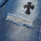 CHH Chrome Hearts Jeans Ripped Jeans