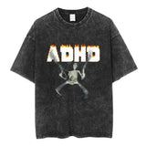 Autism Skeleton Meme T Shirt Funny Skull Men Women Fashion
