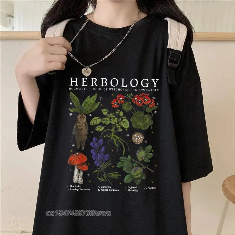 2024Gothic Herbology Harajuku Y2k Street Top Lady Cute