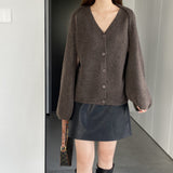 Women Knitted Two-Piece Set Autumn Two-Piece Solid Color Short Vest Top Suit Z809