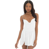 Women Dresses Strapless Sexy Dress (Bla0420)