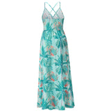 Women Date Dress Spring and Summer Sexy Floral Strap Beach Dress