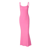 Women Dresses Spring/Summer Sexy Backless Spaghetti Straps Dress