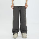 Women Sweatpants Retro Workwear Sweatpants Men and Women Loose Wide-Leg Casual Pants