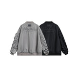 Unisex Jacket Vintage Flight Jacket Men's and Women's Loose Embroidered Jacket
