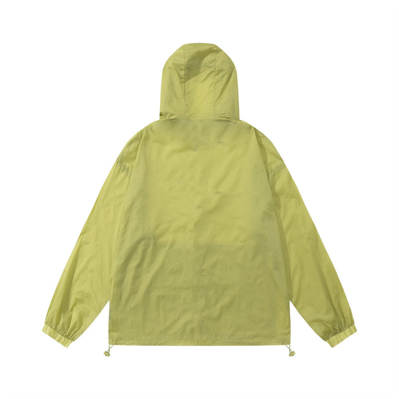 Men Jacket Coat Exercise Hooded Coat Men's Loose Casual Sun Protection Clothing