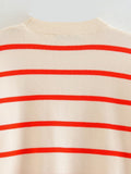 Women Sweater Knitwear Autumn Striped Loose Sweater Sweater