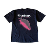Y2K Retro Summer Classic Planting Pear Print Round Neck Pure