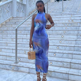 Women Dresses Summer Sexy Backless Sleeveless Dress