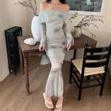 Women Dresses Elegant Slim-Fit Hip Skirt