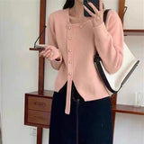 Women Knitwear Autumn and Winter Sweater Loose Knitted Cardigan