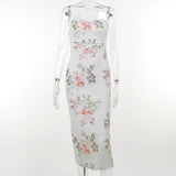 Women Dresses Suspenders Dress Summer Sexy Long Dress