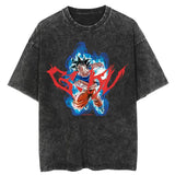 2024Men Streetwear Vintage Oversized T Shirt Japanese