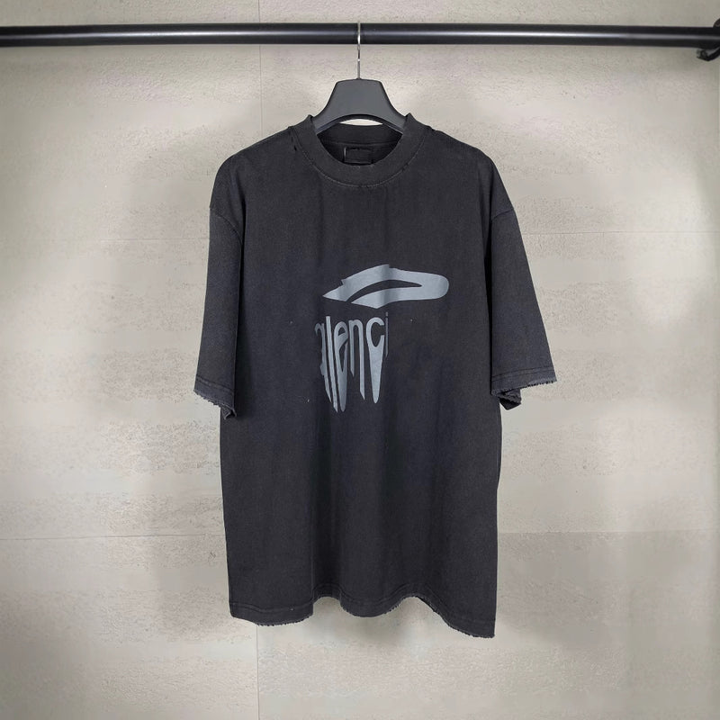 Men T-shirts Summer Paris Transfiguration Letter Print Short Sleeve Short Sleeve T-Shirt