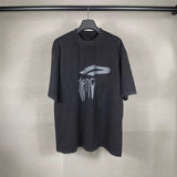 Men T-shirts Summer Paris Transfiguration Letter Print Short Sleeve Short Sleeve T-Shirt