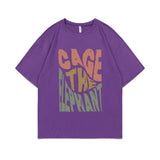 Limited Cage The Elephant Pritn Tshirt Short Sleeve Men