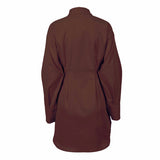 Women Dress Shirt Dress Autumn and Winter Long Sleeve A- line Dress