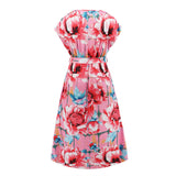 Women Date Dress Sexy V-neck Bat Sleeve Irregular Fishtail Skirt