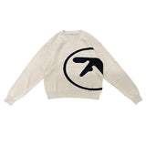 Aphex Twin Clothing Trendy Sweater Women's American Vintage Loose Knitted Long Sleeves