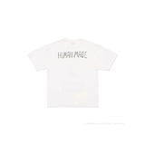 Men T-shirts Bird Letter Pattern Printed Short Sleeve Bamboo Cotton Loose