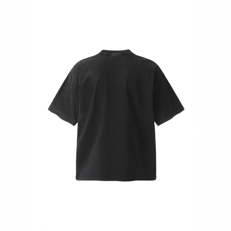 Mens T-shirts short sleeves vintage vintage washed old