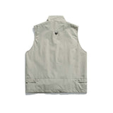 Unisex Jacket Autumn Stand Collar Sleeveless Frock Vest