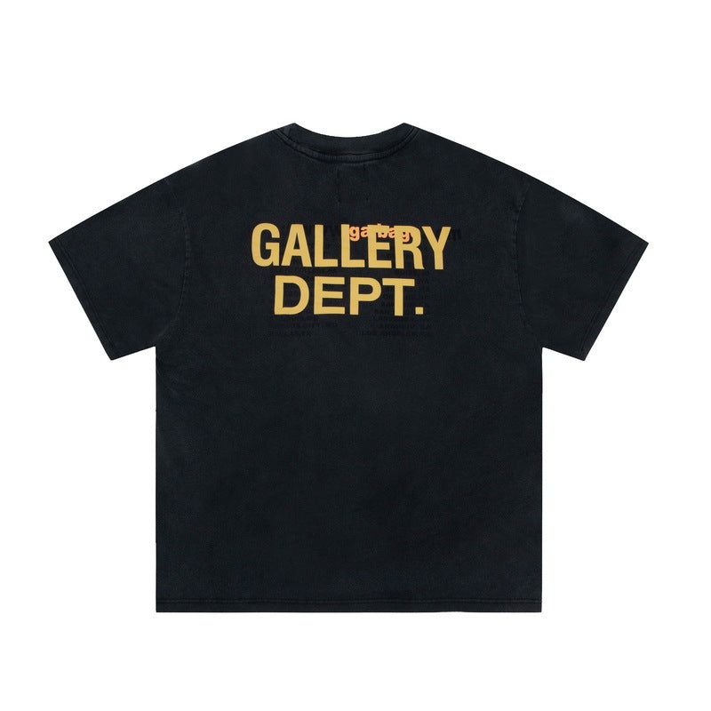 Gallery Dept T Shitrs Vintage Print Short Sleeves Men and Women Tee