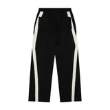 Men Sweatpants Casual Pants Men's Loose Sports Straight Pants Elastic Waist Wide Leg Pants