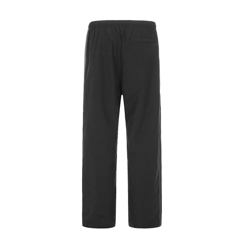 Men Sweatpants Side Striped Casual Pants Straight Wide Leg Pants Loose Track Sweatpants Trousers