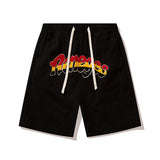 Men Shorts Letter Printed Sports Shorts Men's and Women's Retro Straight Loose Casual Pants