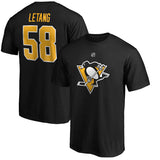 NHL T-Shirts NHL Penguin Ice Hockey Suit T-Shirt Sports Loose T-Shirt Short Sleeve