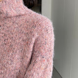 Women Winter Knitted Sweater Loose-Fitting Long Sleeve Sweater Sweater 1t8849