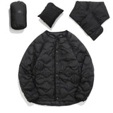 Unisex Coat Winter Neck Warmer Wave down Jacket