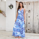 Women Date Dress Summer Bohemian Strap Dress