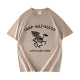 Camp Half Blood Long Island Sound Skull Percy Jackson T Shirt