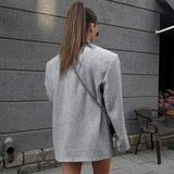 Women Trench Coat Suit Jacket Loose Autumn and Winter