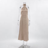 Women Dress Evening Dress Sexy Backless Slim Fit Fishtail Dress