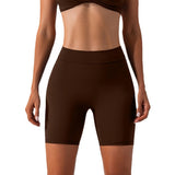 Women Yoga Sports Shorts Stretch Tight Workout Shorts