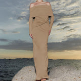 Women Dresse Autumn Winter Long Dress Tight Skirt