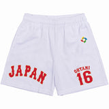 MLB Shorts WBC Otani Shohei No. 16 Ball Shirt Shorts Men's Summer Beach Pants Sports (Part 2)