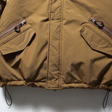 Unisex Winter Cotton Coat Zipper Pocket Decoration Stand-up Collar Cotton-Padded Clothes Vintage Loose Cotton Coat