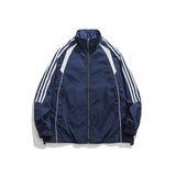 Unisex Jacket Vintage Sports Top Men's and Women's Coats Loose Casual Stand-up Collar Jacket