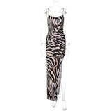 Women Dresses Summer Slim Fit Backless Suspender Dress