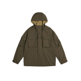 Unisex Jacket Vintage Outdoor Loose Hooded Workwear Coats Men's and Women's Jacket